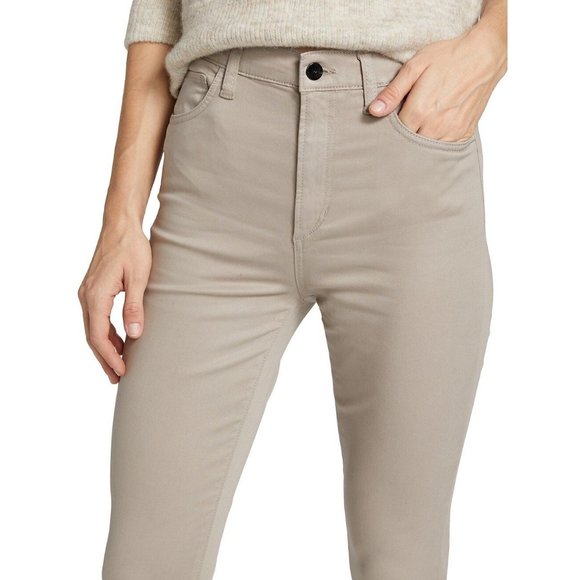JOE'S JEANS Charlie High-Rise Stretch Coated Skinny Ankle Jeans Stoneware - 25 - Picture 4 of 7
